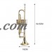 LADE Exquisite Bb Trumpet With High Performance Tuner Durable Brass Trumpet on Clearance   570938273
